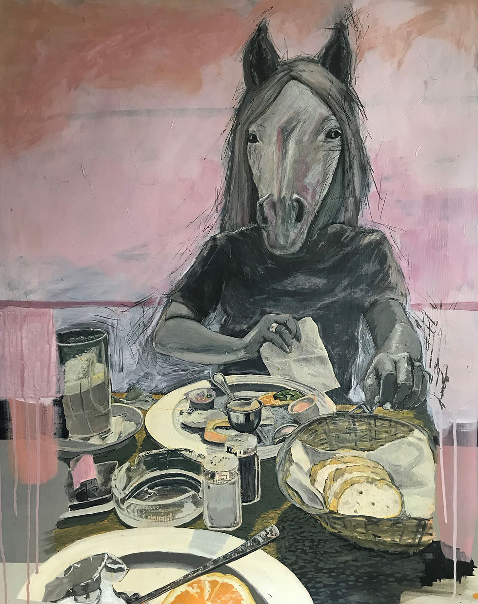 Horse 80x100cm