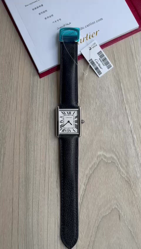 Miniatura: CARTIER TANK SOLO  COURO 27MM X 35MM FEMININO