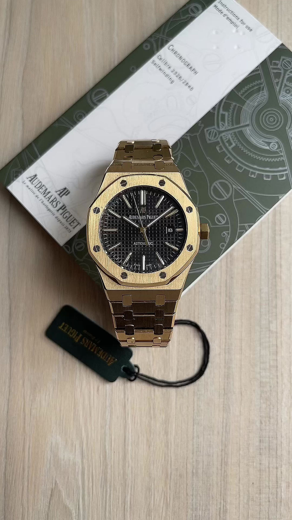 Miniatura: AUDEMARS PIGUET ROYAL OAK DOURADO PRETO 41MM