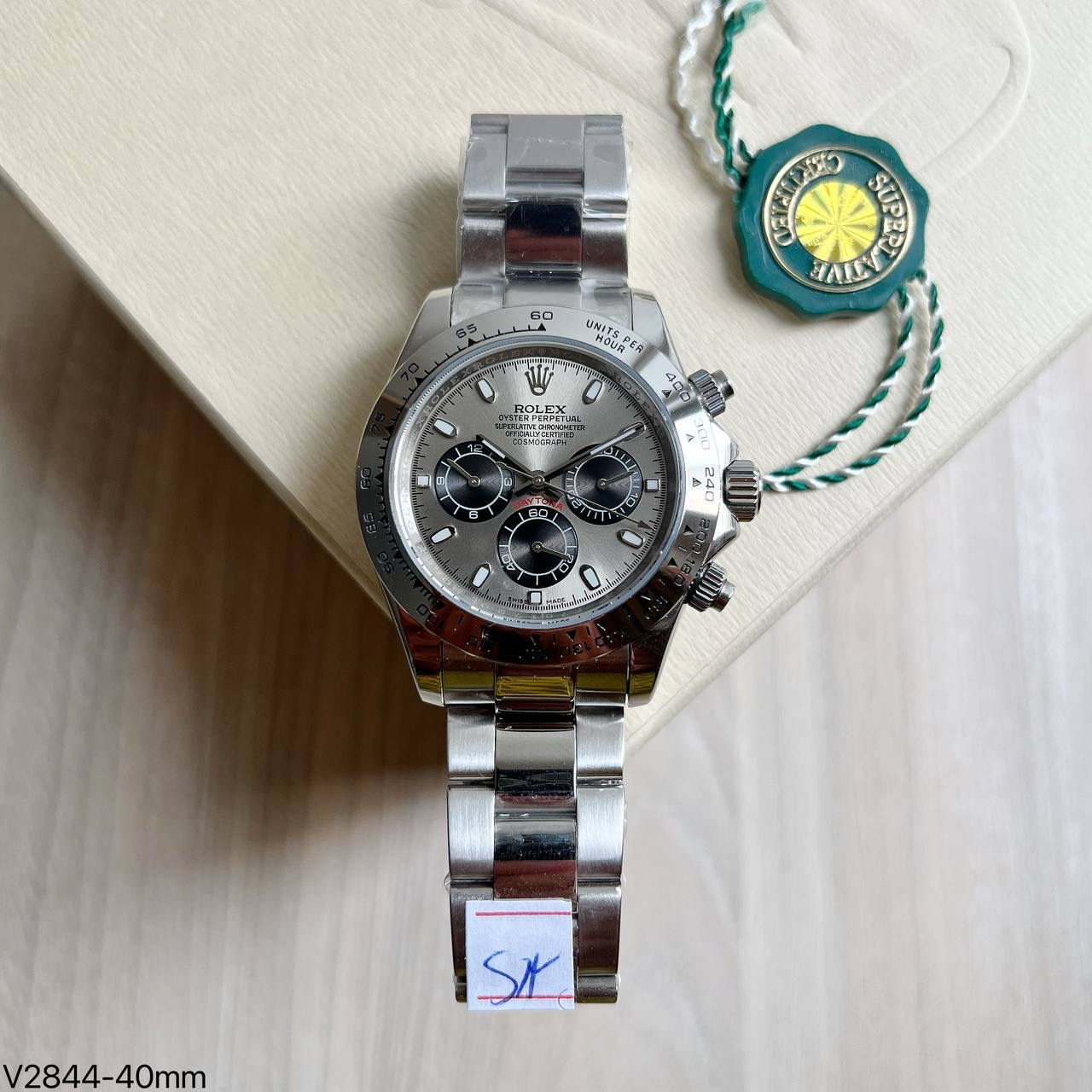 ROLEX DAYTONA PRATA CINZA 40MM