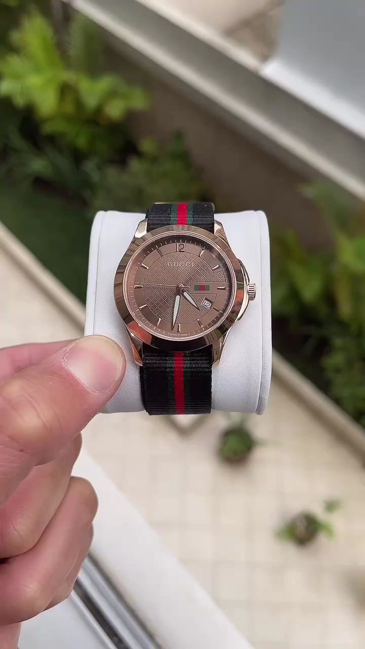 Miniatura: GUCCI ROSE  PULSEIRA NYLON 39MM