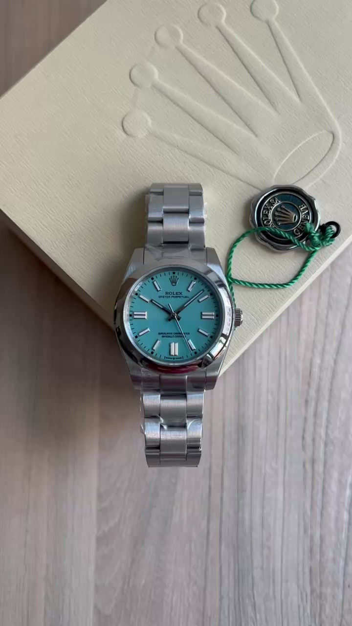 Miniatura: ROLEX OYSTER PRATA AZUL 41MM
