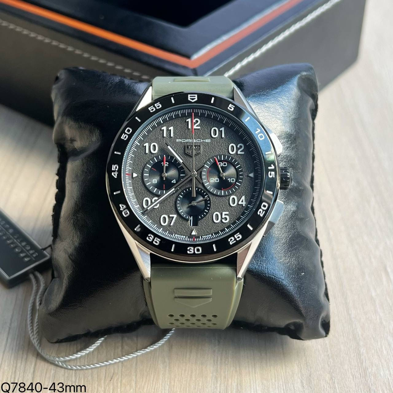 TAG HEUER PORSCHE PRATA VERDE 43MM