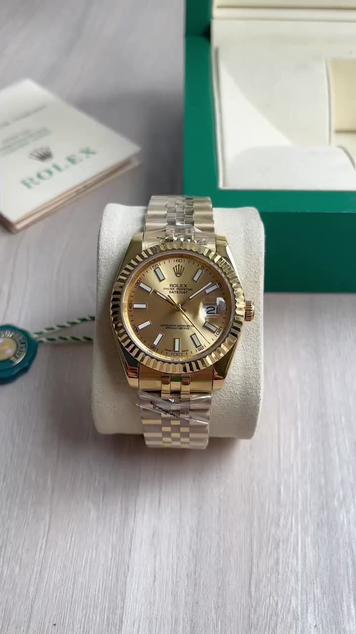 Miniatura: ROLEX DATEJUST DOURADO JUBILEU FEMININO 36MM