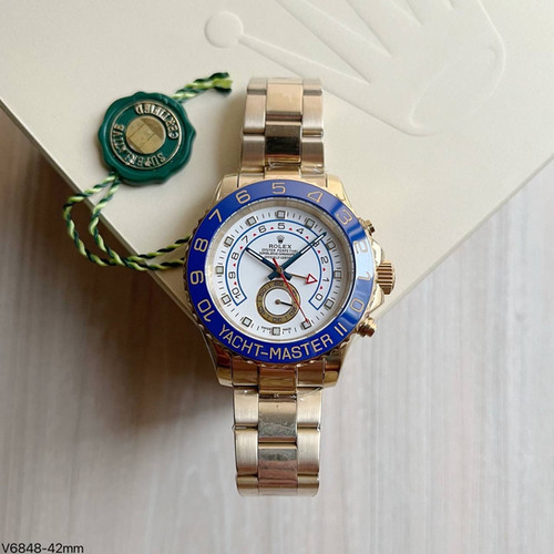 ROLEX YACHT MASTER II DOURADO 44MM | Réplicas de Relógios