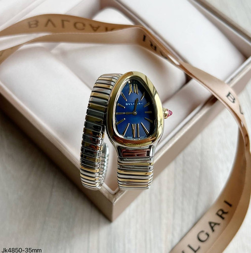 BVLGARI SERPENTE MISTO AZUL 1 VOLTA 23MM X 35MM FEMININO