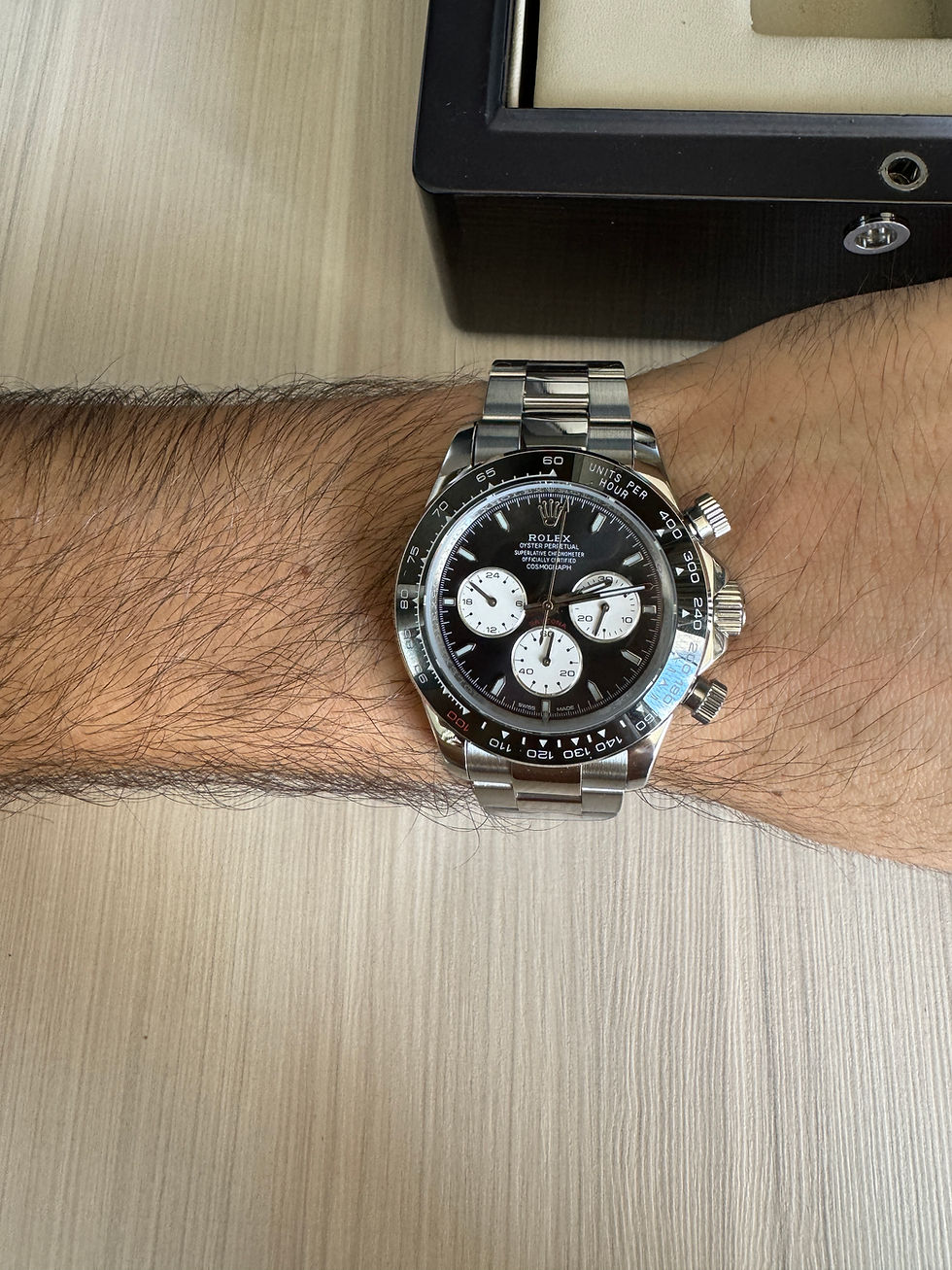 Miniatura: ROLEX DAYTONA PRETO BRANCO 40MM