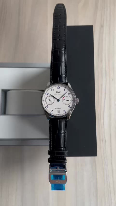 Miniatura: IWC PORTUGUESE PRATA 42MM IW500107 SUPER CLONE