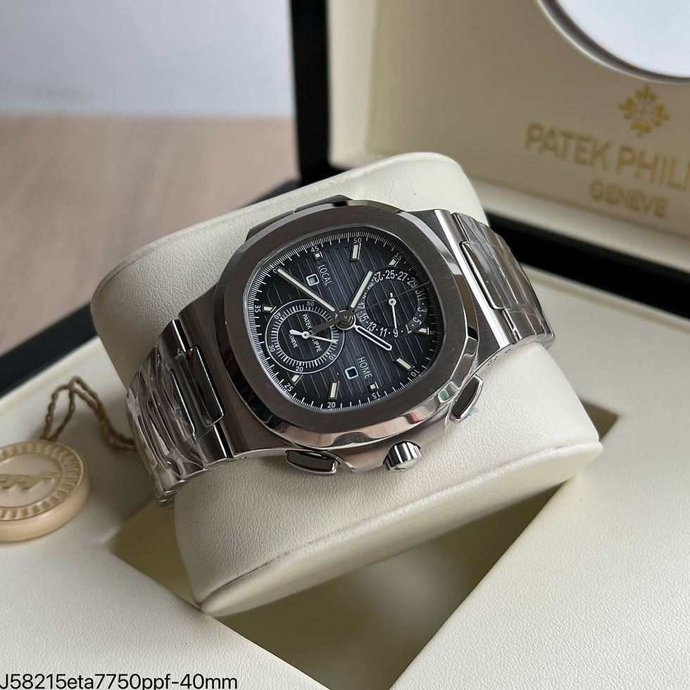 PATEK PHILIPPE NAUTILUS TRAVEL TIME 40MM PRATA 5990/1A-001