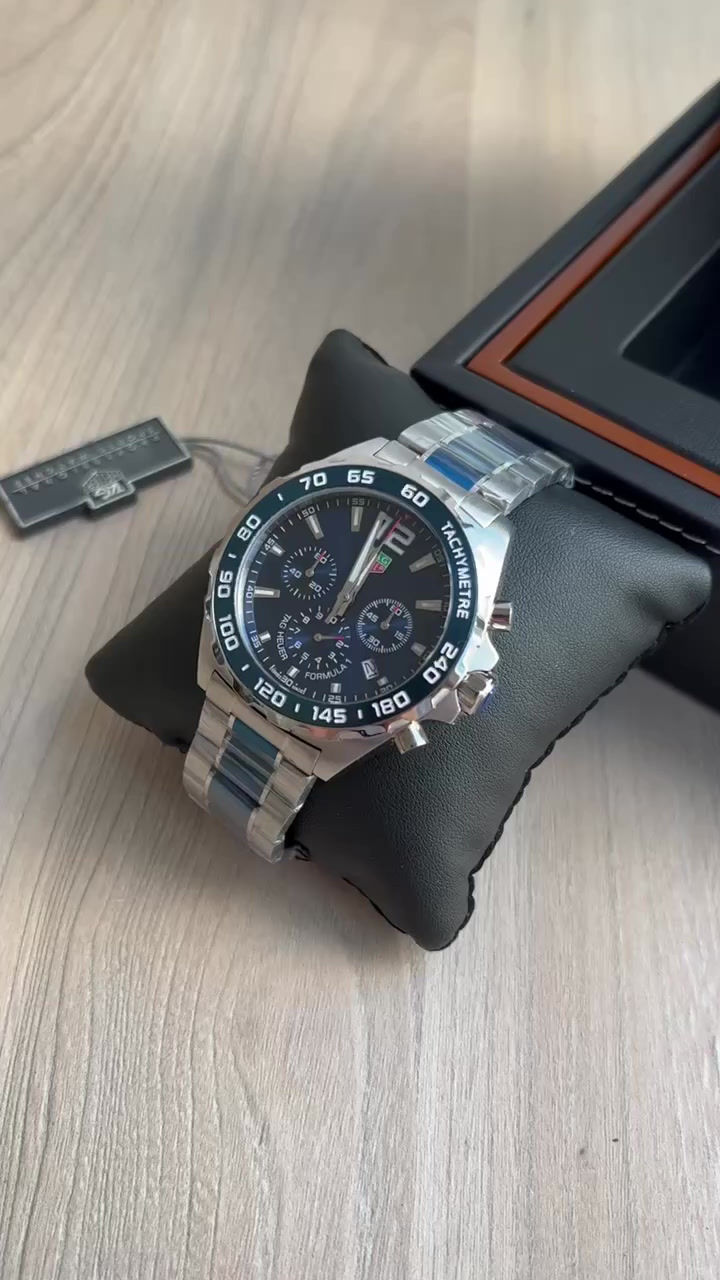 Miniatura: TAG HEUER F1 FORMULA 1 PRATA AZUL 43MM