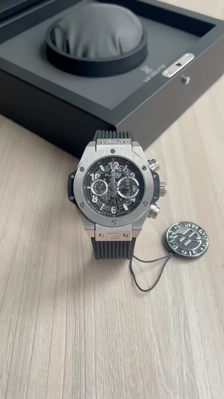 Miniatura: HUBLOT BIG BANG UNICO PRATA 44MM