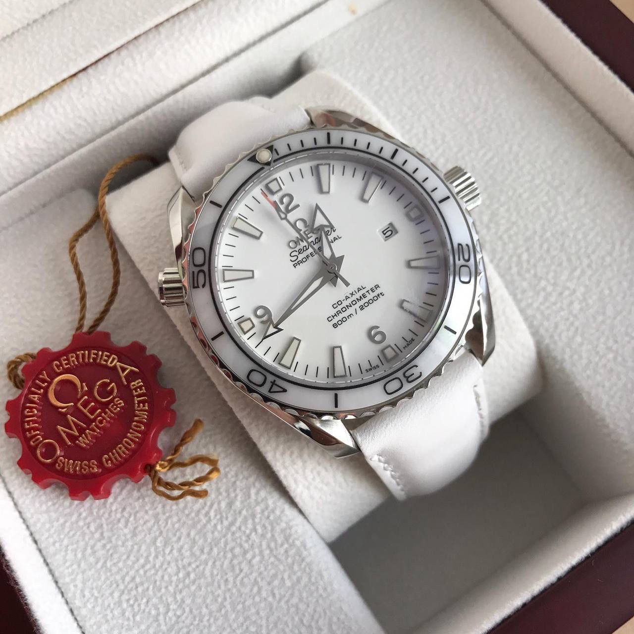 OMEGA SEAMASTER PRATA BRANCO 44MM