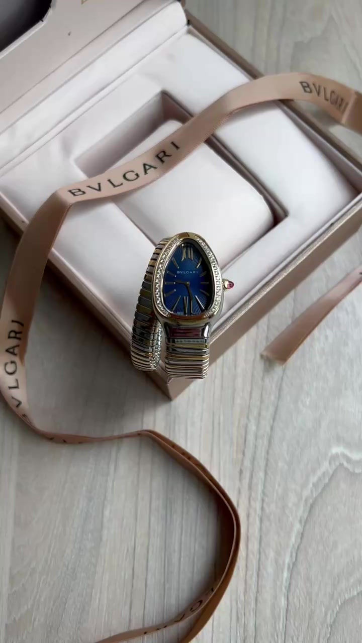 Miniatura: BVLGARI SERPENTE MISTO AZUL 1 VOLTA BRILHANTE  23MM X 35MM FEMININO