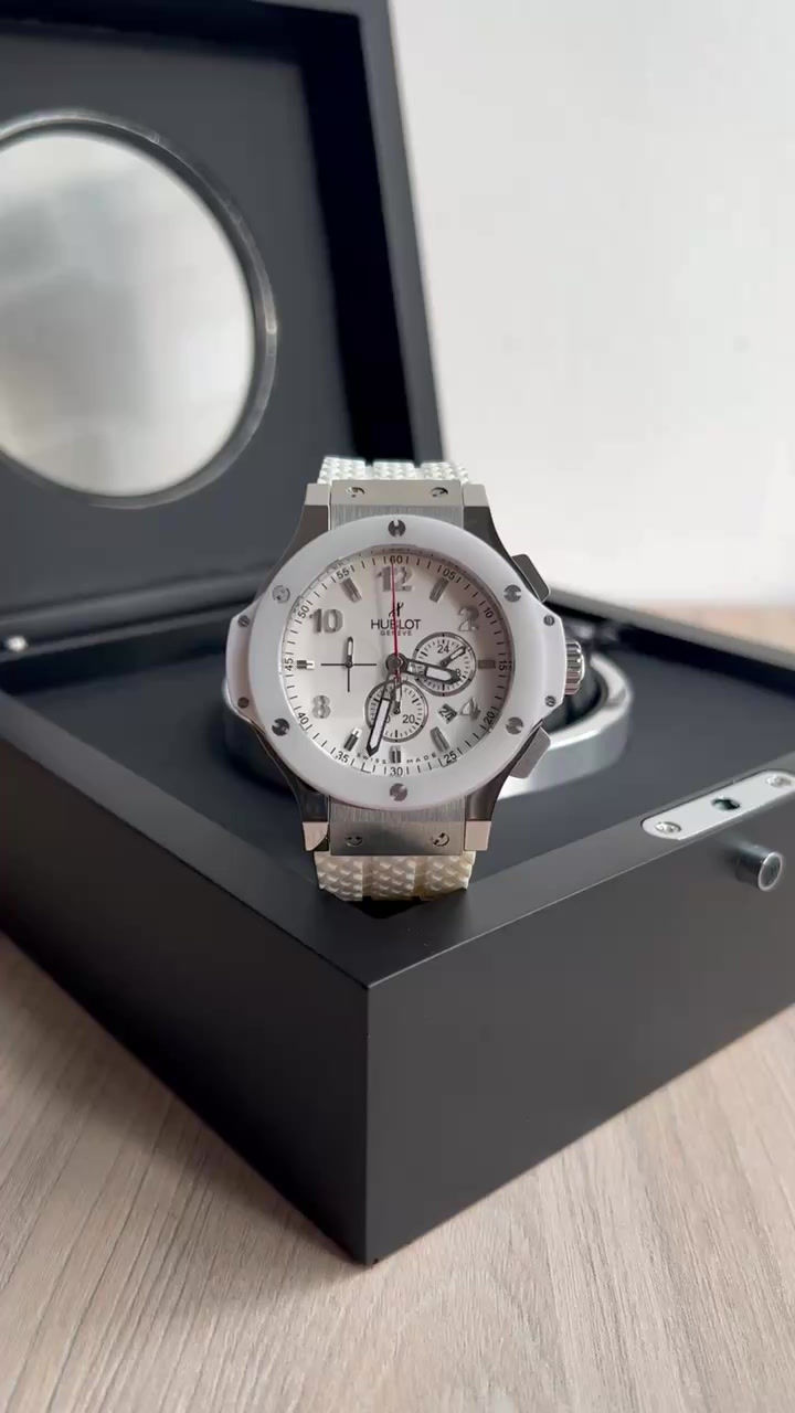 Miniatura: HUBLOT BIG BANG PRATA BRANCO 44MM