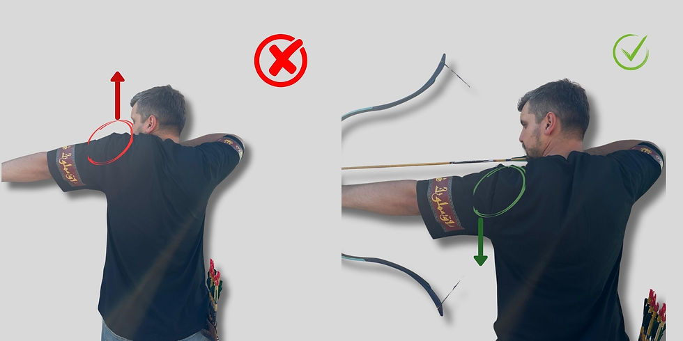 Improper Rotation of the Shoulders in Traditional Archery