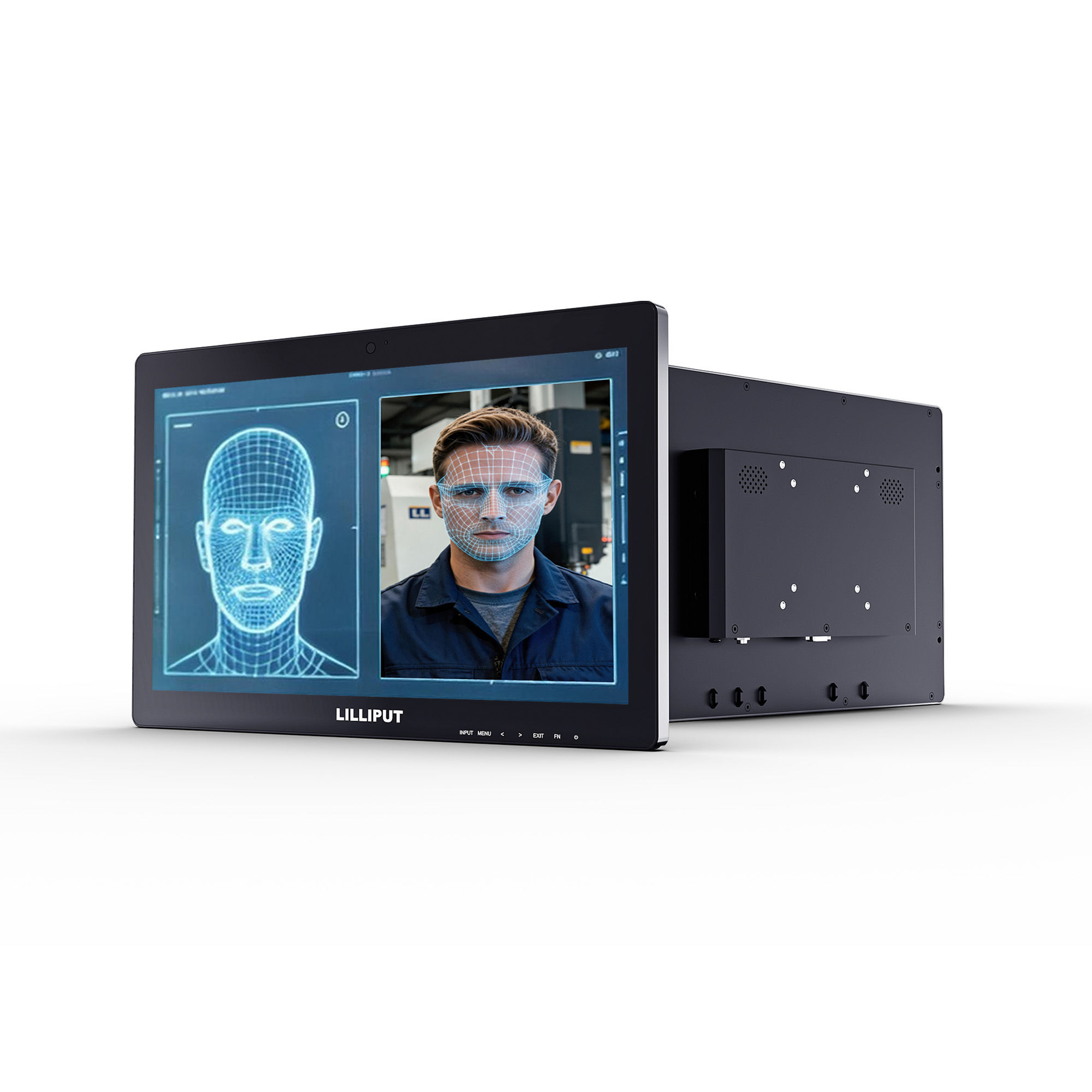 AD15 - LILLIPUT 15.6'' Smart Industrial Touch Monitor with 8MP Camera