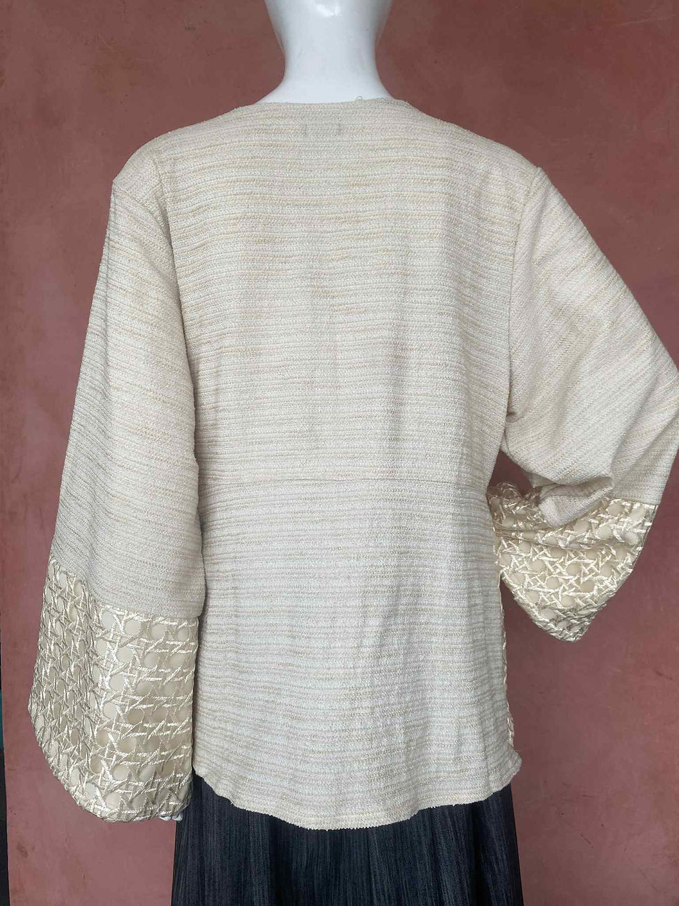 Thumbnail: Pia  Jacket Solihiya Tweed Beige-Free Size