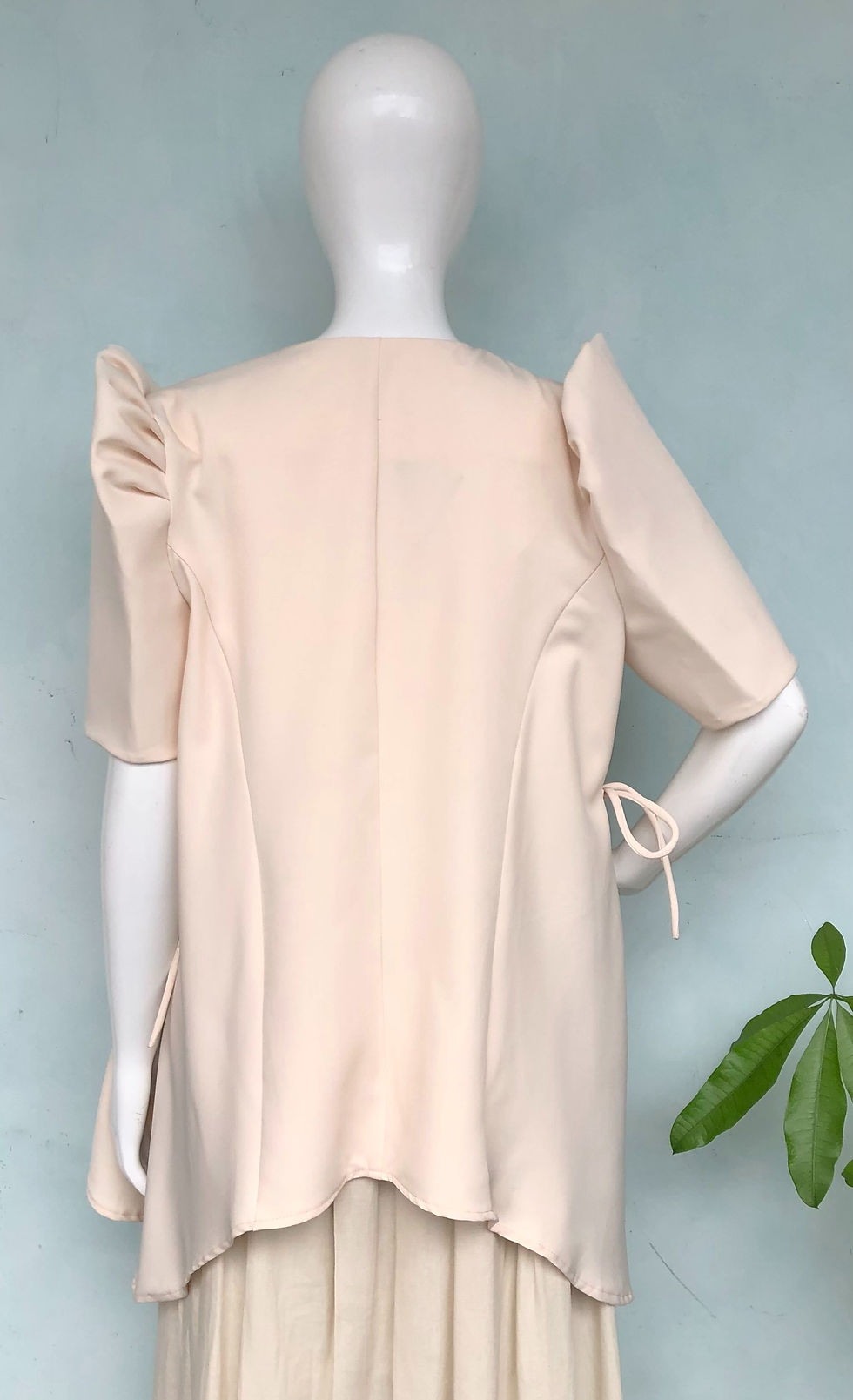 Thumbnail: Binibini Open Type Filipiniana Beige with Kundiman Beige Accent