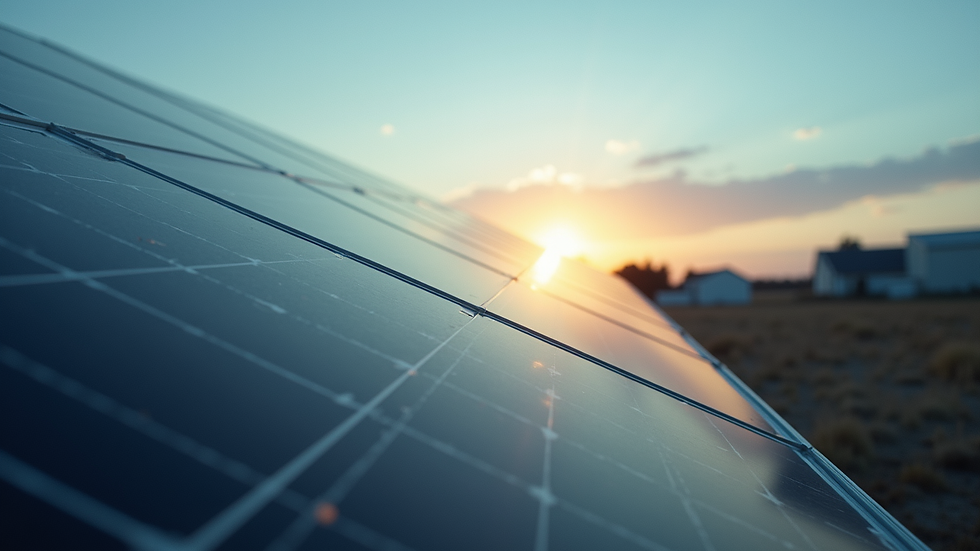 Vue en plongée d’une toiture photovoltaïque endommagée par un incendie