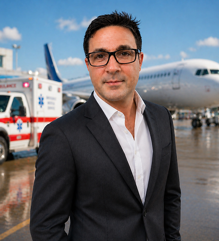 Stephen Avise, Vice-President of the Americas ALS-trained paramedic with 20+ years in EMS, aeromedical care and repatriations