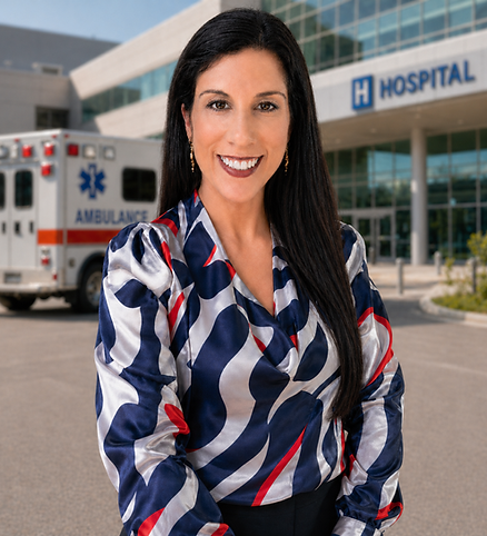 Helena Nunes QA and Compliance Manager, a Registered Nurse with flight nurse, acute care and healthcare management experience