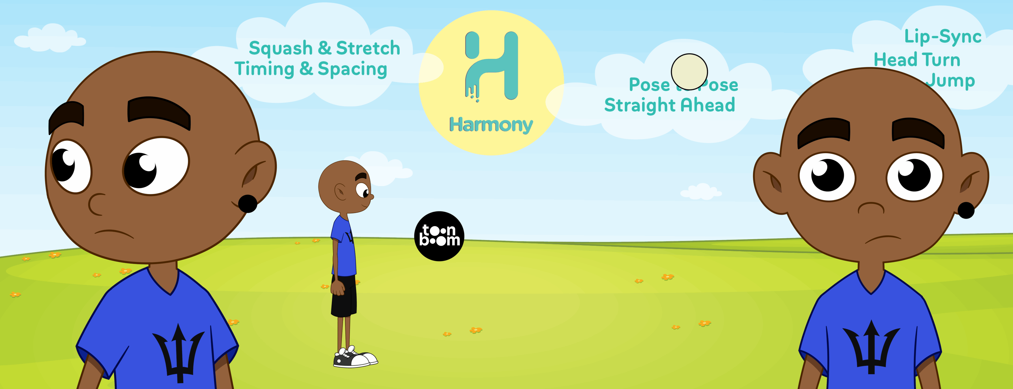 This show what students learn in the Animated Arts Learning Institute course Introduction to 2D Animation in Toon Boom Harmony Premium