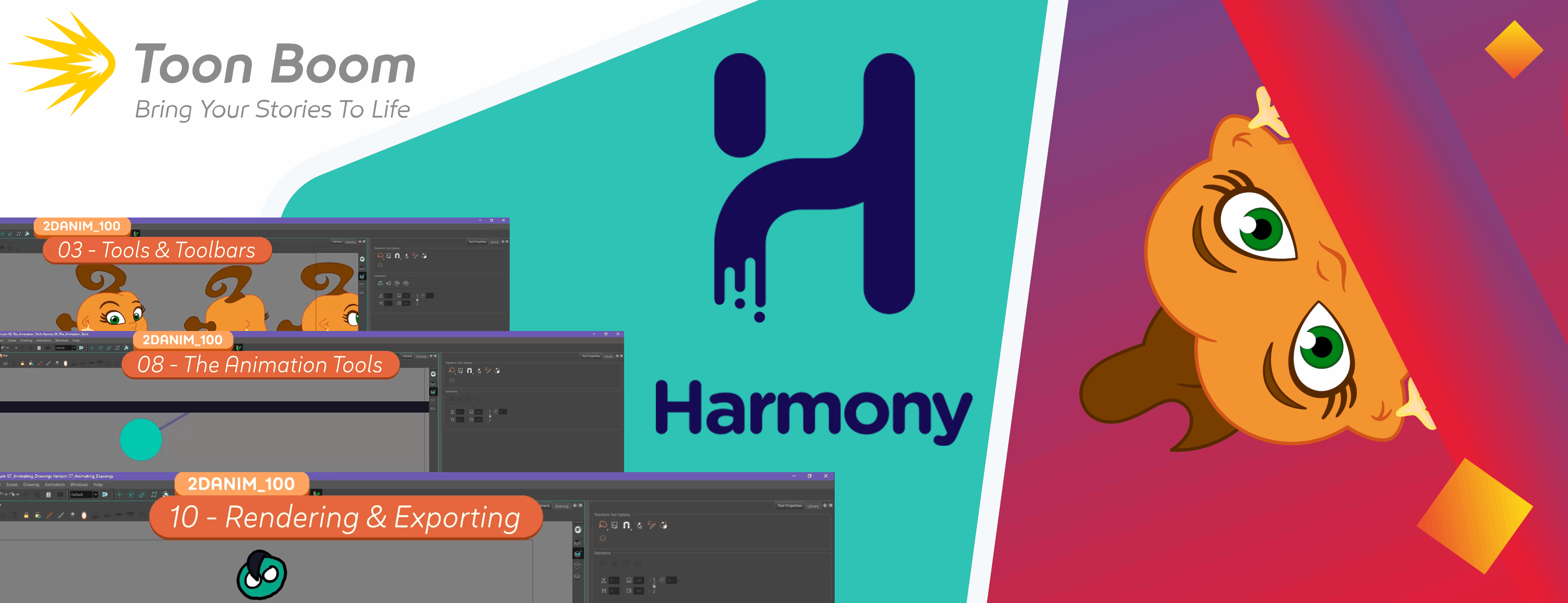 2D Animation Short Courses in Toon Boom Harmony
