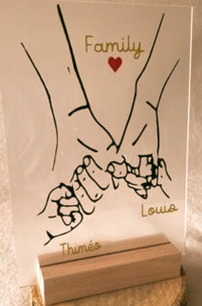 Miniature : Plaque en plexiglas personnalisable