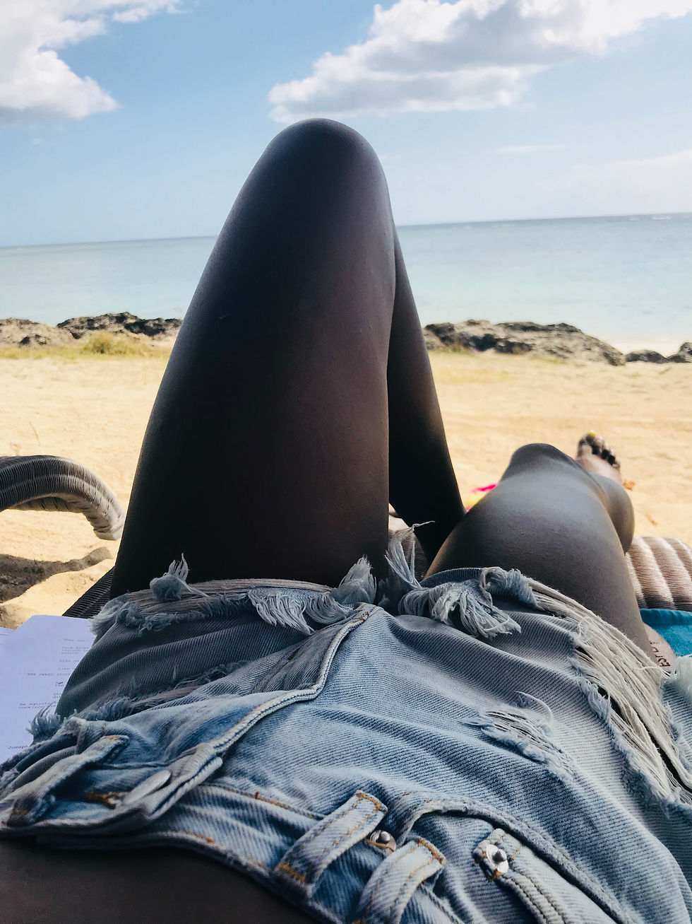 View from Beach lounge sit of the  sea in Esplanade Horizon 