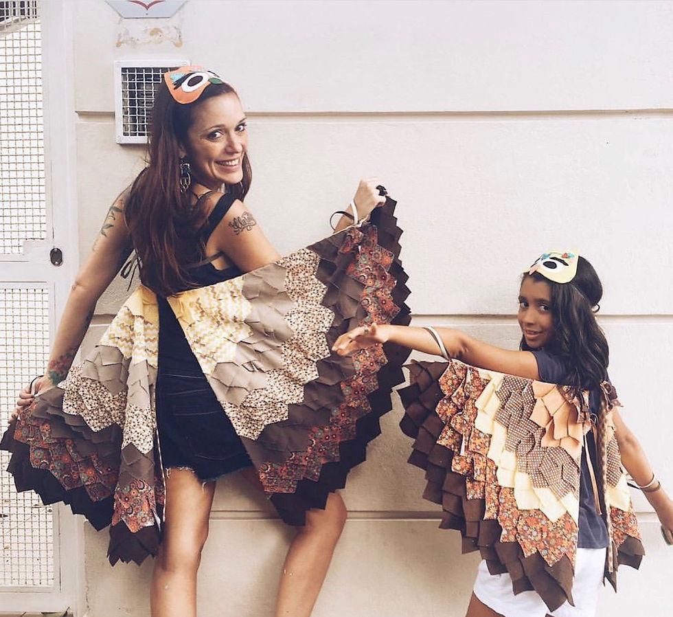 Modelo Coruja Buraqueira (adulto feminino e infantil M)