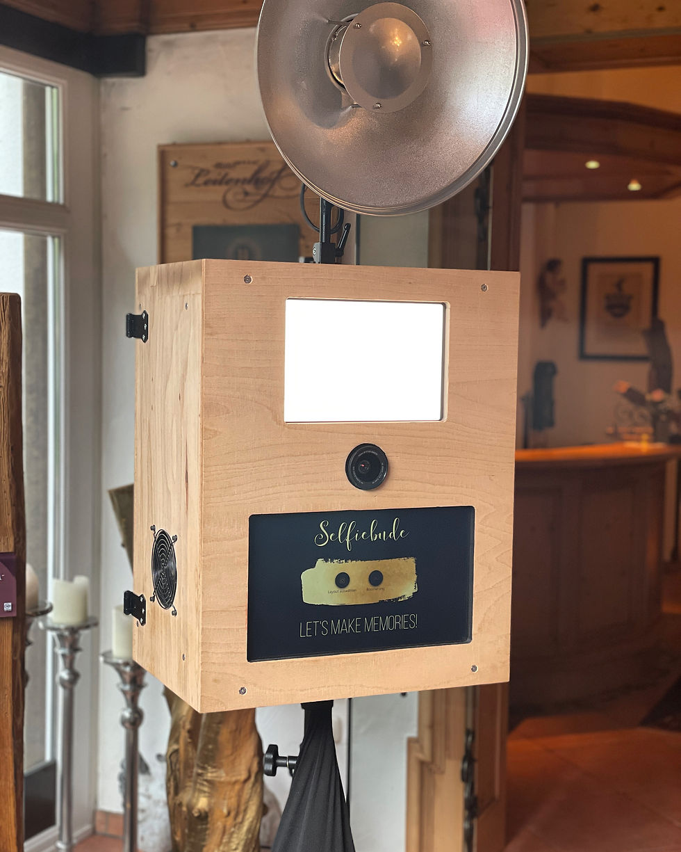 Selfiebude Studiolicht
