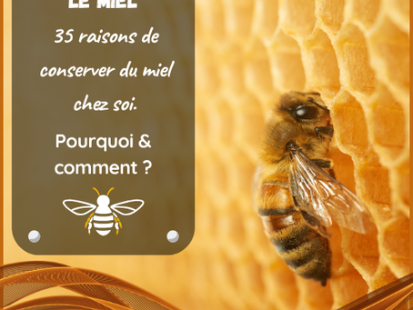 35 raisons de conserver du miel à la maison