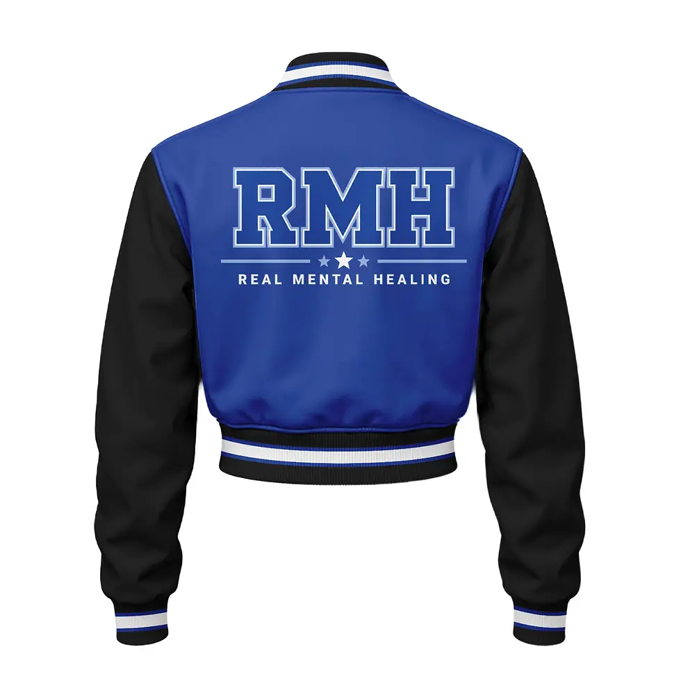 Thumbnail: Ladies Varsity Jacket – RMH Vertical Letter Edition