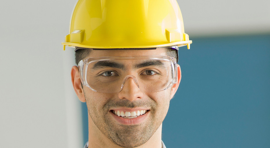 Worker with Goggles