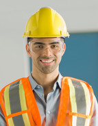 Worker with Goggles