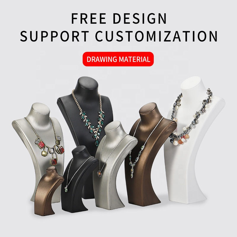 Thumbnail: Mannequin Neck Jewellery Hanging Shelf Standing Model