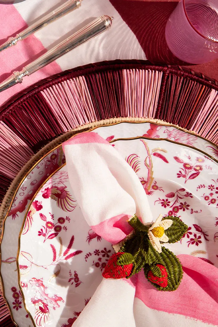 Strawberries Forever Napkin Ring