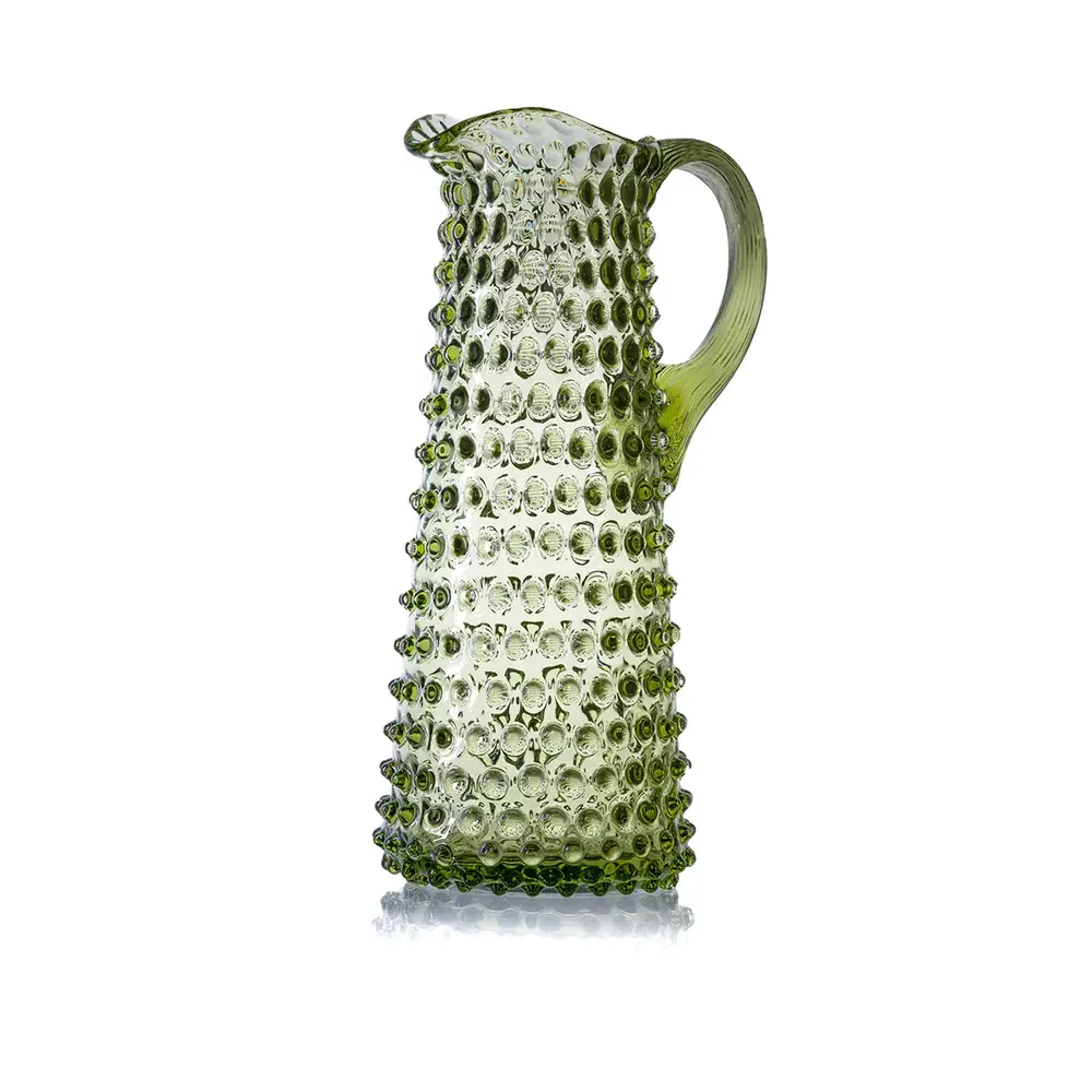 Eiffel Hobnail Jug 1L Olivegreen