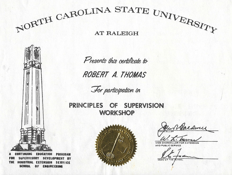 NCSU Supervision Workshop