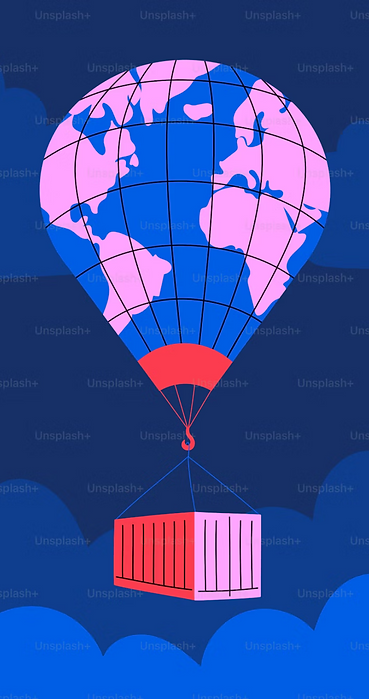 Screenshot 2025-10-18 at 12-56-38 Earth is a hot air balloon carrying cargo. vector – Trad