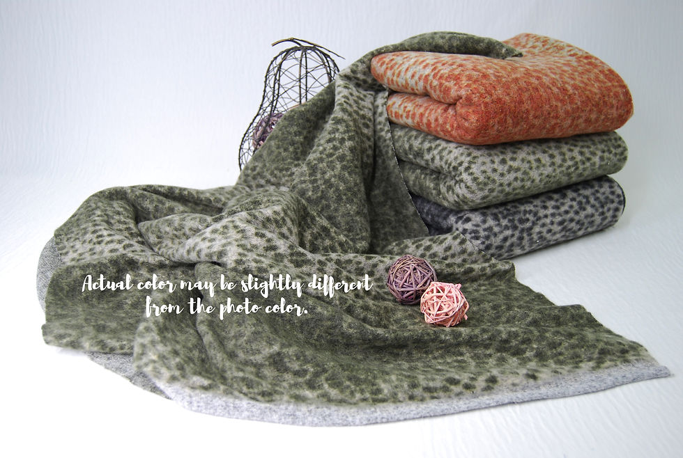 Thumbnail: Brushed MIR MELANGE Print Fabric by the yard