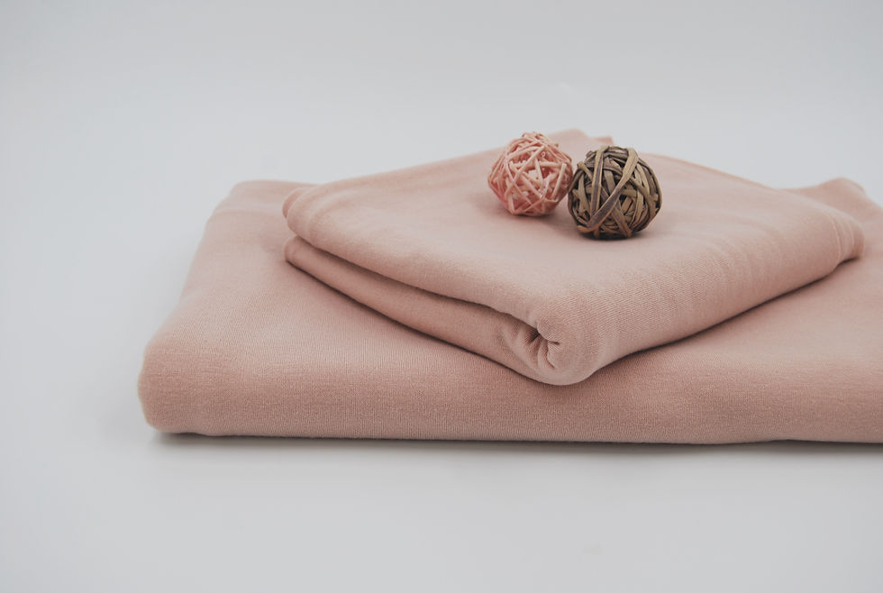 Thumbnail: LIGHT PEACH Stretch Solid "PS JERSEY" fabric by the yard
