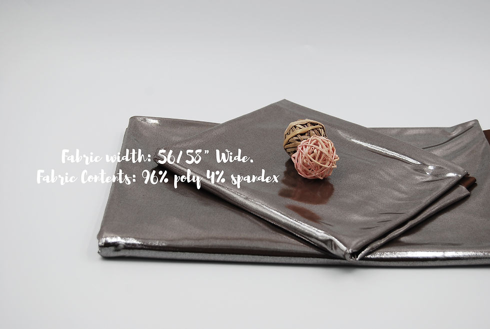 Thumbnail: Brown Solid SILVER Foil Heavy VENECHIA Fabric by the yard