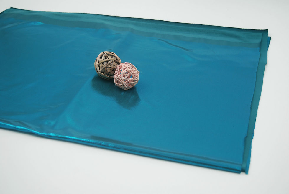 Thumbnail: Teal Solid TEAL Color Foil Heavy VENECHIA Fabric by the yard