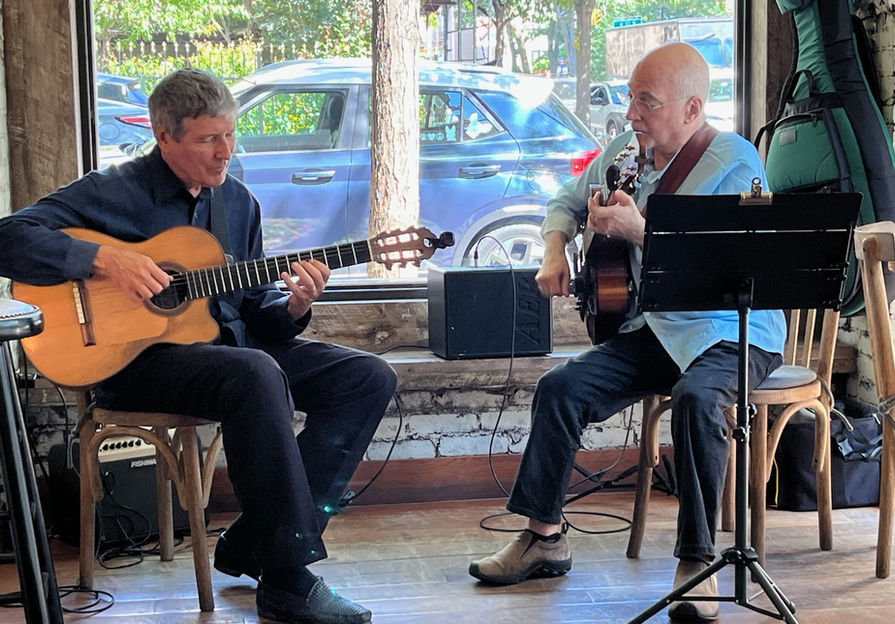 Peter Rubie and  Paul Myers, duo at Tartina
