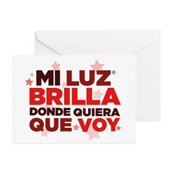 TARJETA MI LUZ BRILLA