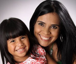 Yo y mi hija Valentina.