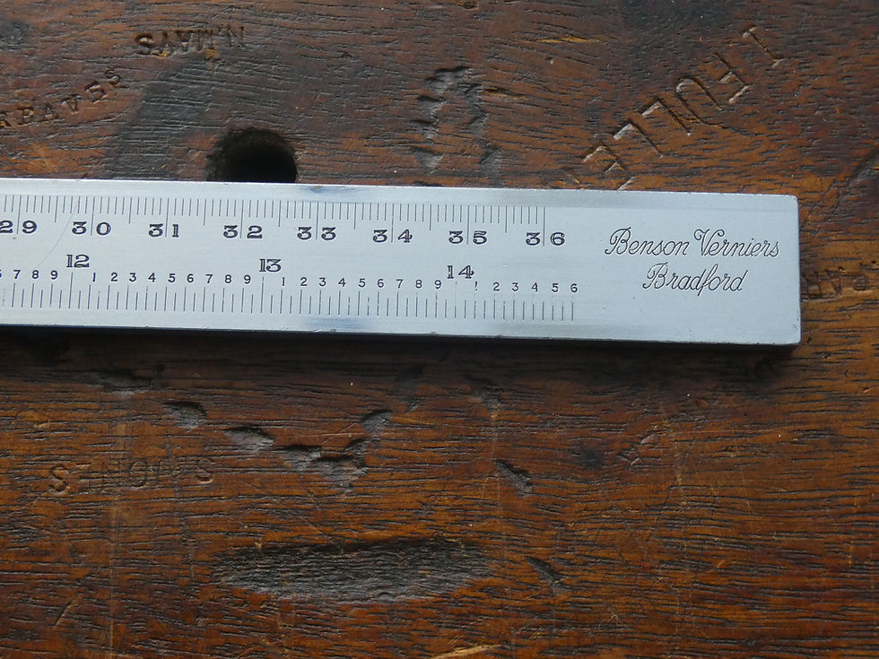 Thumbnail: Lovely Cased Vernier Calipers -360mm - Bensons Verniers Bradford