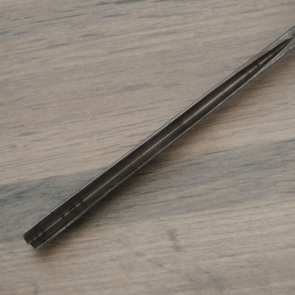 Thumbnail: 1/4" (6mm) Straight V Parting Tool - Herring Bros - No 41