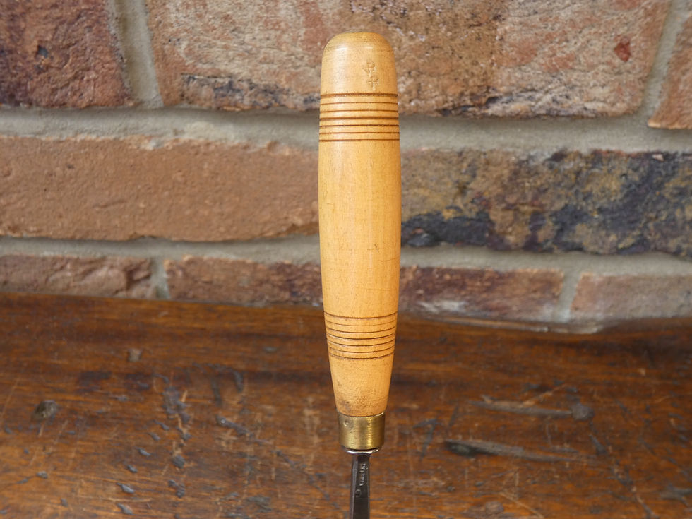 Thumbnail: 1/4" (6mm) Curved Gouge Carving Chisel - No 16 - S J Addis